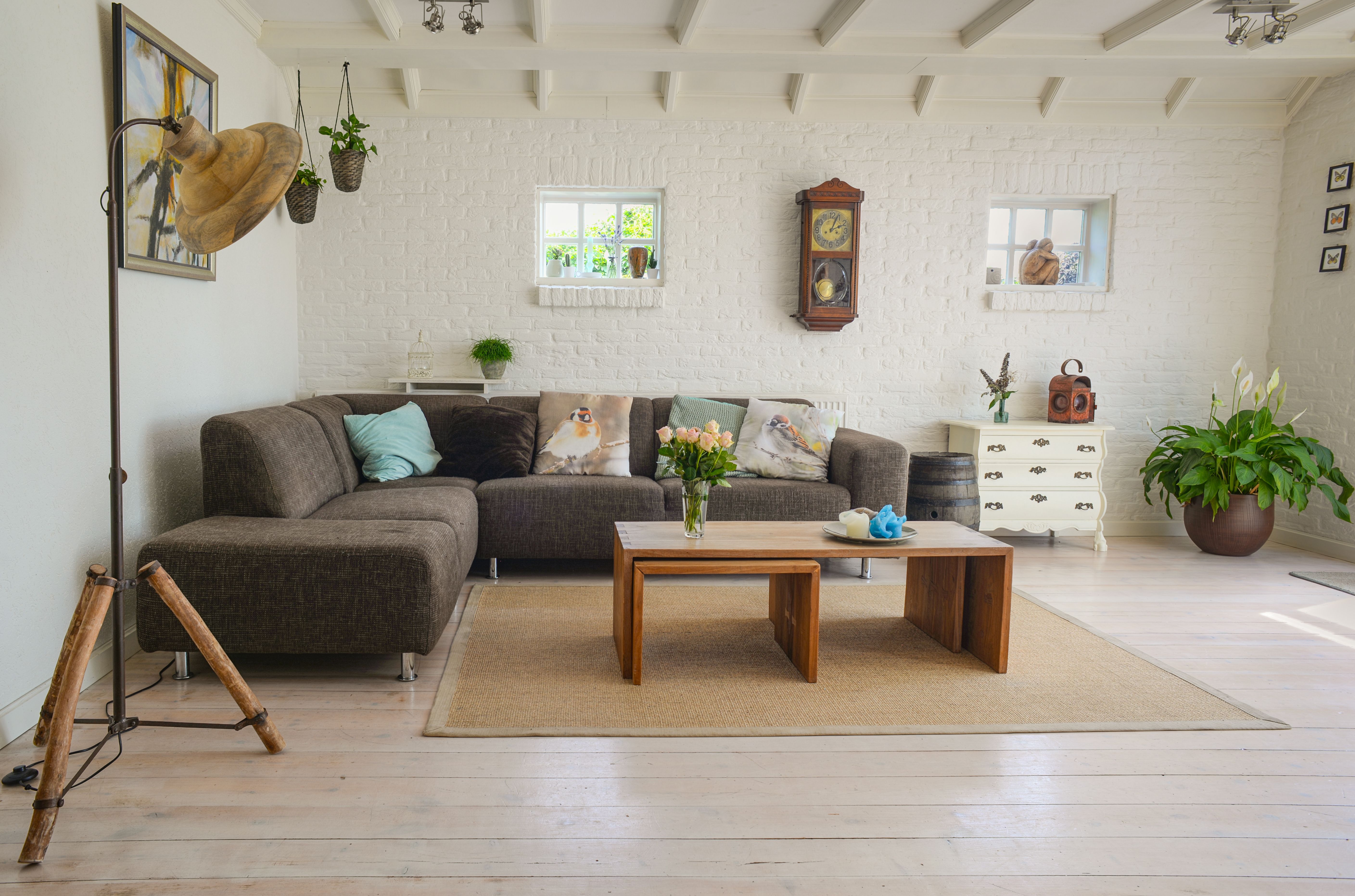 A bright, inviting living room
